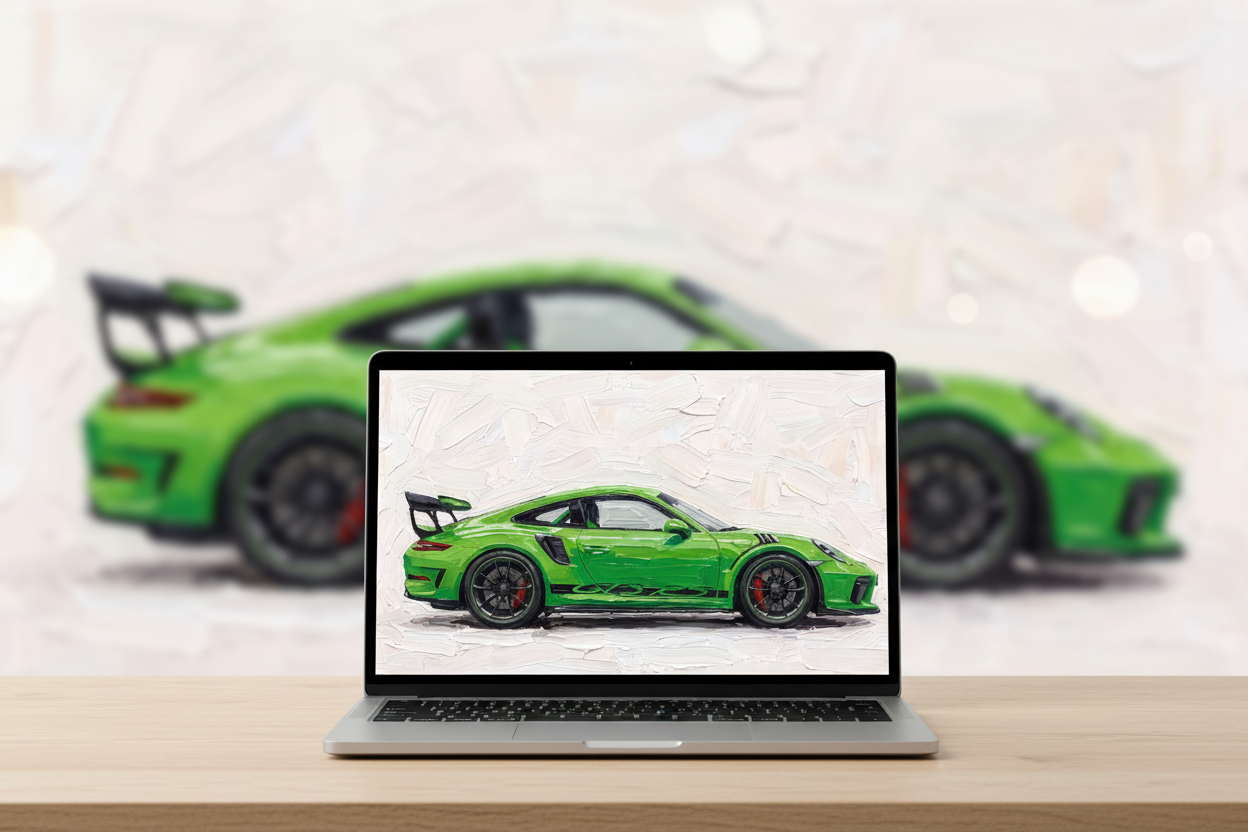 Porshe art lot