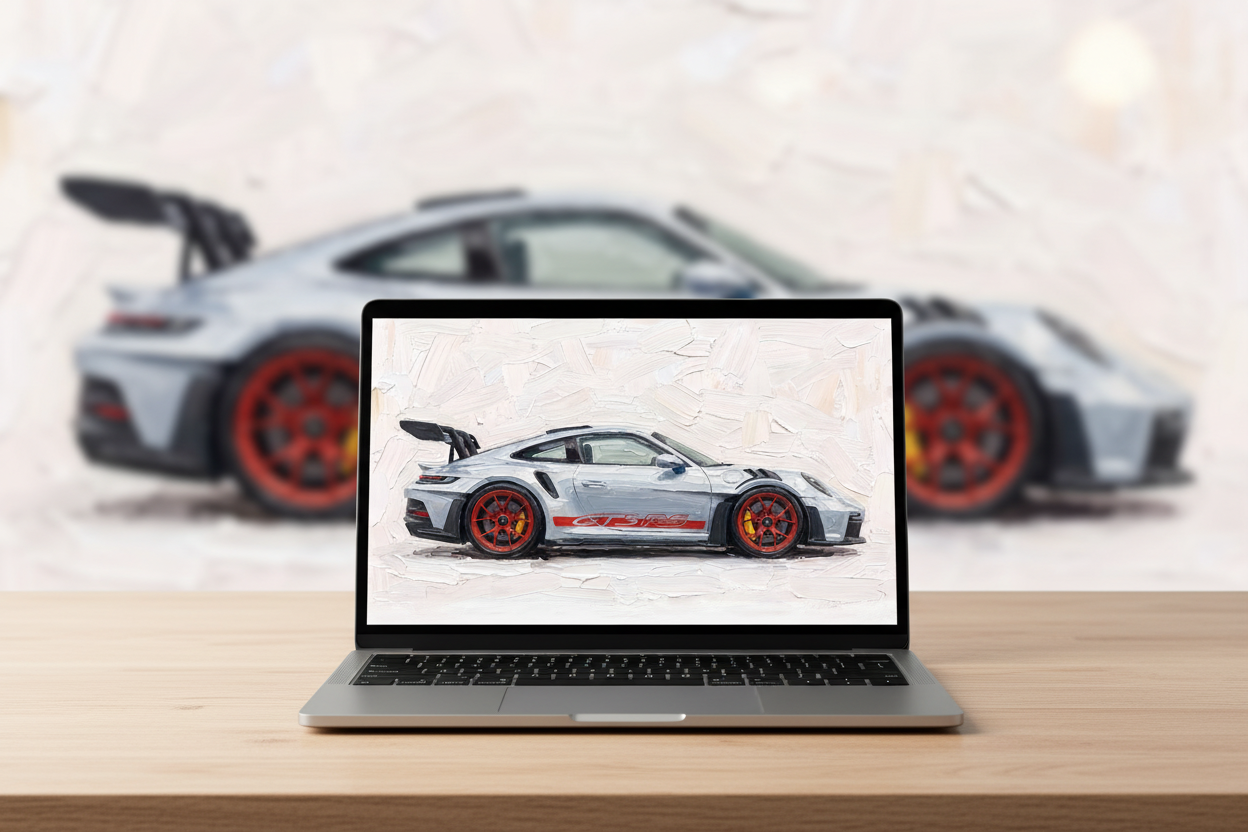Porshe art lot