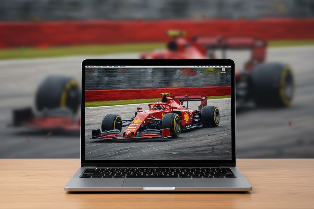 F1 paddock art lot