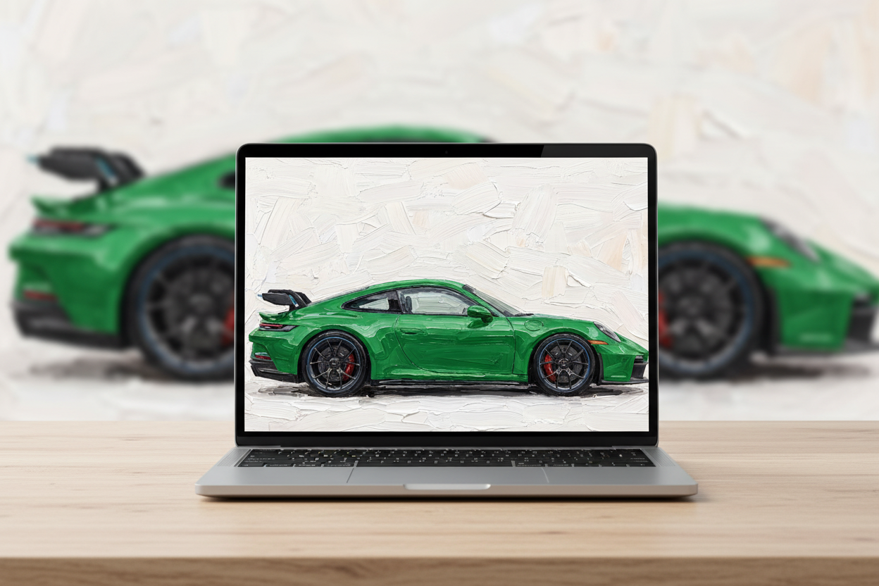 Porshe art lot