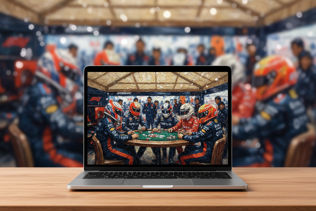 F1 paddock art lot