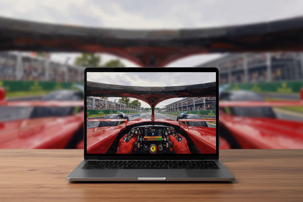 F1 paddock art lot
